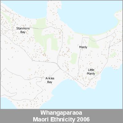 Ethnicity Whangaparaoa Maori ProductImage 2006