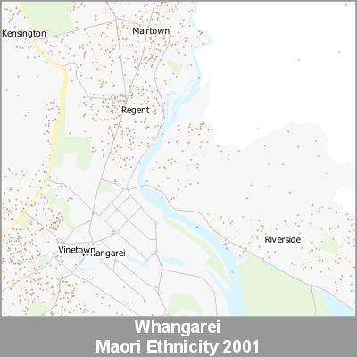 Ethnicity Whangarei Maori ProductImage 2001