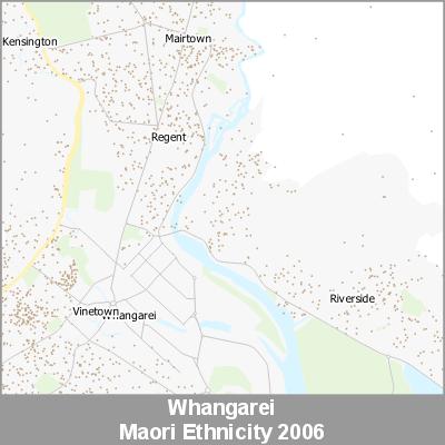 Ethnicity Whangarei Maori ProductImage 2006